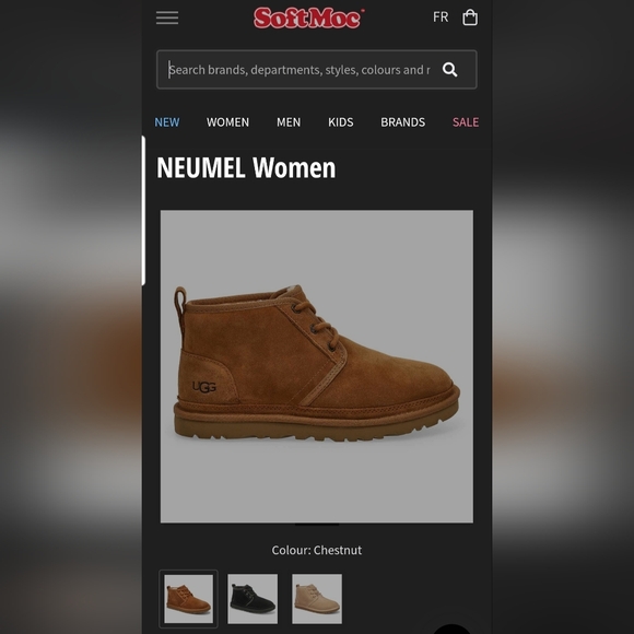 UGG Neumel Chesnut Womens Lace-up Boots. 7. - Picture 8 of 9